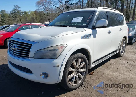 2013 Infiniti Qx56 z USA, uszkodzony, nr VIN JN8AZ2NE5D9061442